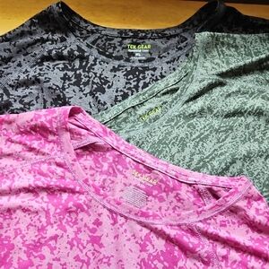 Tek Gear Women's Activewear Tops - Pink, Green, Gray